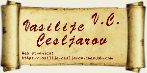Vasilije Češljarov vizit kartica